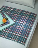 Underpad Plaidbex 36 X 48 Inch Reusable Polyester / Rayon Moderate Absorbency 7148P Each/1 7148P BECK'S CLASSIC MFG 983312_EA