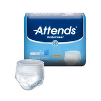 Adult Absorbent Underwear Attends Pull On X-Large Disposable Moderate Absorbency AP0740100 Pack/25 AP0740100 ATTENDS HEALTHCARE PRODUCTS 761661_PK