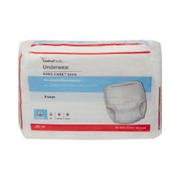 Unisex Adult Absorbent Underwear Simplicity™ Extra Pull On with Tear Away Seams X-Large Disposable Moderate Absorbency 1850R Bag of 25 1850R Simplicity™ Extra 814886_BG