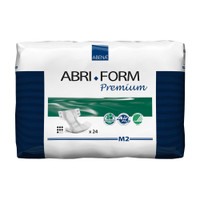 Unisex Adult Incontinence Brief Abri-Form™ Premium M2 Medium Disposable Heavy Absorbency 43060 Case of 96 43060 Abri-Form™ Premium M2 937961_CS