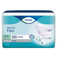 Unisex Adult Incontinence Belted Undergarment TENA® ProSkin™ Flex Maxi Size 12 Disposable Heavy Absorbency 67837 Case of 66 67837 TENA® ProSkin™ Flex Maxi 535249_CS
