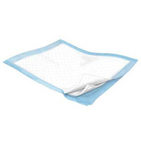 Underpad Wings Plus 23 X 36 Inch Disposable Fluff / Polymer Heavy Absorbency 7194 Pack/5 7194 KENDALL HEALTHCARE PROD INC. 410726_BG