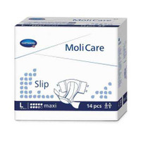 Adult Incontinent Brief MoliCare Slip Maxi Tab Closure Large Disposable Heavy Absorbency PHT165533 BG/14 PHT165533 MEDLINE 1045251_BG