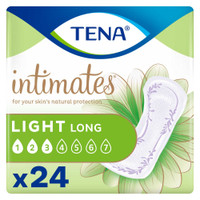 Bladder Control Pad TENA Intimates 10 Inch Length Light Absorbency Polymer Female Disposable 54344 Case/144 54344 SCA PERSONAL CARE 1059446_CS