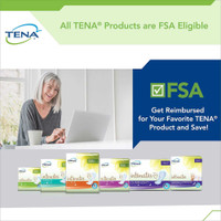 Bladder Control Pad TENA Intimates 12 Inch Length Moderate Absorbency Polymer Female Disposable 54375 Case/180 54375 SCA PERSONAL CARE 1059416_CS