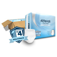 Adult Absorbent Underwear Attends Discreet Pull On Large / X-Large Disposable Moderate Absorbency ADUM35 BG/18 ADUM35 ATTENDS HEALTHCARE PRODUCTS 1039114_BG