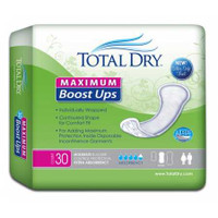 Incontinence Booster Pad TotalDry 13.8 Inch Length Heavy Absorbency Polymer Unisex Disposable SP1579 Case/120 SP1579 SECURE PERSONAL CARE PRODUCTS 980714_CS