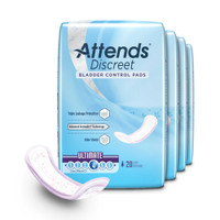 Bladder Control Pad Attends® Discreet 15 Inch Length Moderate Absorbency Polymer Core One Size ADPULT Case of 200 ADPULT Attends® Discreet 1039115_CS