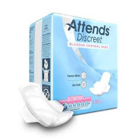 Bladder Control Pad Attends Discreet Light Absorbency Polymer Female Disposable ADPTHIN BG/20 ADPTHIN ATTENDS HEALTHCARE PRODUCTS 1039119_BG