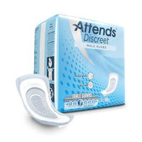 Bladder Control Pad Attends Discreet Male Guard Light Absorbency Polymer Male Disposable ADMG20 Case/120 ADMG20 ATTENDS HEALTHCARE PRODUCTS 1039121_CS