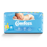 Baby Diaper Comfees Tab Closure Newborn Disposable Moderate Absorbency 41536 Case/168 41536 ATTENDS HEALTHCARE PRODUCTS 907018_CS