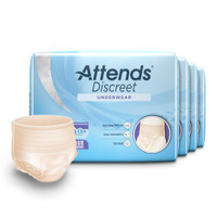 Adult Absorbent Underwear Attends Discreet Pull On Medium Disposable Moderate Absorbency ADUF20 BG/20 ADUF20 ATTENDS HEALTHCARE PRODUCTS 1039110_BG