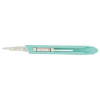 Miltex Safety Scalpel Size 15 Stainless Steel / Plastic Sterile Disposable 4-515 Box/10 4-515 INTEGRA YORK PA (MILTEX) 454985_BX