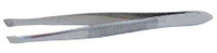 Tweezers Grafco 3-1/2 Inch Stainless Steel NonSterile NonLocking Thumb Handle Straight Blunt Tips 1785 Each/1 1785 GRAHAM-FIELD, INCORPORATED 269877_EA