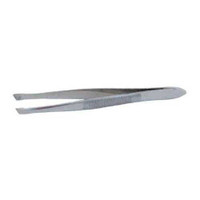 Tweezers Grafco 3-1/2 Inch Stainless Steel NonSterile NonLocking Thumb Handle Straight Slanted Tips 1784 Each/1 1784 GRAHAM-FIELD, INCORPORATED 246892_EA