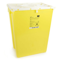 Chemotherapy Sharps Container McKesson Prevent 20.8H X 17.3W X 13L Inch 12 Gallon Yellow - Chemo 2259 Each/1 2259 MCK BRAND 869602_EA