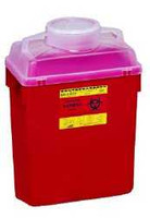 Multi-purpose Sharps Container 1-Piece 17.5H X 12.5W X 8.5D Inch 6 Gallon Red Base Vertical Entry Lid 305457 Case/12 305457 BECTON-DICKINSON 199498_CS