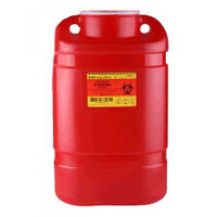 Multi-purpose Sharps Container 1-Piece 14H X 7.5W X 10.5D Inch 5 Gallon Red Base Funnel Lid 305477 Case/8 305477 BECTON-DICKINSON 169746_CS