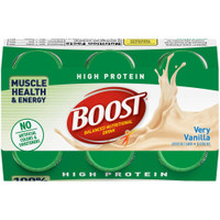 Oral Supplement Boost High Protein Very Vanilla 8 oz. Bottle Ready to Use 12187364 Case/24 NESTLE'HEALTHCARE NUTRITION 778933_CS