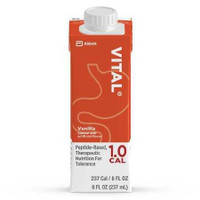 Oral Supplement Vital® 1.0 Cal Vanilla Flavor Liquid 8 oz. Reclosable Carton 64832 Pack of 1 64832 Vital® 1.0 Cal 1048223_EA