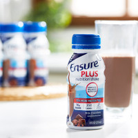 Oral Supplement Ensure® Plus Nutrition Shake Milk Chocolate Flavor Liquid 8 oz. Bottle 57266 Each/1