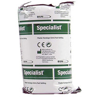 Plaster Bandage Specialist 4 Inch X 15 Foot Plaster White 7367 Case/72 7367 BEIERSDORF/JOBST, INC 4789_CS