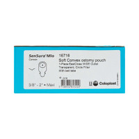 Filtered Ostomy Pouch SenSura Mio Convex One-Piece System 11 Inch Length Maxi 3/8 to 2 Inch Drainable Soft Convex Trim to Fit 16716 Box/10 16716 COLOPLAST INCORPORATED 995396_BX