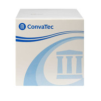 Colostomy Barrier Sur-Fit Natura Pre-Cut Extended Wear Durahesive White Tape 1-3/4 Inch Flange Sur-Fit Natura Hydrocolloid 1 Inch Stoma 413181 Box/10 413181 CONVA TEC 465473_BX