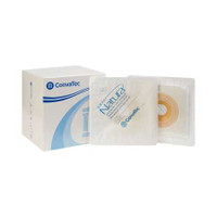 Colostomy Barrier Sur-Fit Natura Pre-Cut Extended Wear Durahesive White Tape 1-3/4 Inch Flange Sur-Fit Natura Hydrocolloid 1 Inch Stoma 413181 Box/10 413181 CONVA TEC 465473_BX