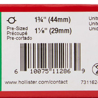 Colostomy Barrier New Image Flextend Pre-Cut Extended Wear Tape 1-3/4 Inch Flange Green Code Hydrocolloid 1-1/8 Inch Stoma 14705 Box/5 14705 HOLLISTER, INC. 505945_BX