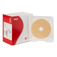Colostomy Barrier SoftFlex Pre-Cut Standard Wear Without Tape Universal Size Flange Not Coded Hydrocolloid 1-3/16 Inch Stoma 7806 Each/1