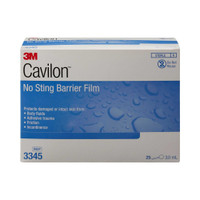 Skin Barrier Applicator 3M™ Cavilon™ No Sting 26 to 62% Strength Hexamethyldisiloxane / Isooctane / Acrylate Terpolymer / Polyphenylmethylsiloxane Individual Packet Sterile 3345 Pack of 1 3345 3M™ Cavilon™ No Sting 292019_EA