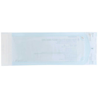 Sterilization Pouch McKesson EO Gas / Steam 3.5 X 9 Inch Transparent Blue / White Self Seal Paper / Film 16-6423 Box/200 16-6423 MCK BRAND 960943_BX