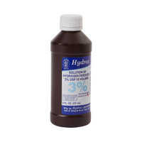 Hydrogen Peroxide McKesson Brand 8 oz. Solution Bottle HDX-D0011 Each/1 HDX-D0011 MCK BRAND 557335_EA