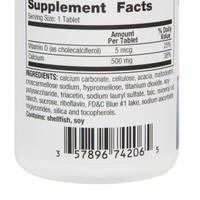 Joint Health Supplement Geri-Care® Oyster Shell 500 mg Strength Tablet 60 per Bottle 742-06-GCP Case of 12 57896074206 Geri-Care® 774605_CS