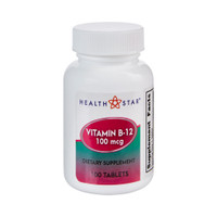 Vitamin Supplement Geri-Care® Vitamin B12 100 mcg Strength Tablet 100 per Bottle 856-01-HST Case/12