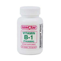 Vitamin Supplement Geri-Care® Vitamin B1 100 mg Strength Tablet 100 per Bottle 851-01-GCP Case of 12 57896085101 Geri-Care® 774606_CS