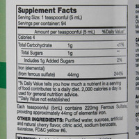 Mineral Supplement Geri-Care® Iron 220 mg Strength Liquid 16 oz. Q701-16-GCP Case of 12 57896070916 Geri-Care® 634157_CS