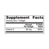 Vitamin Supplement Geri-Care® Vitamin E 200 IU Strength Softgel 100 per Bottle 751-01-GCP Case/12