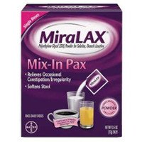 Laxative MiraLAX® Powder 24 per Box 17 Gram Strength Polyethylene Glycol 3350 11523726808 Box of 24 1897222 MiraLAX® 720751_BX