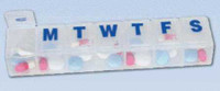 Pill Organizer Medium 7 Day Random Colors 67005 Each/1 67005 APOTHECARY PRODUCTS INC. 634083_EA