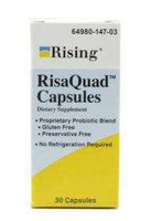 Probiotic Dietary Supplement RisaQuad 30 per Bottle Capsule 1836717 BT/1 1836717 US PHARMACEUTICAL DIVISION/MCK 802669_BT