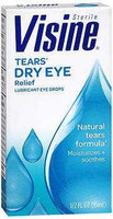 Lubricant Eye Drops Visine 0.5 oz. Drop 1418664 Each/1 1418664 US PHARMACEUTICAL DIVISION/MCK 975616_EA