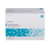 Impregnated Swabstick Select 3 Pack Individual Packet 10% Povidone-Iodine 987 Pack/3 987 MCK BRAND 854753_PK
