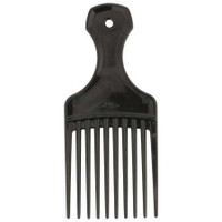 Mini Hair Pick McKesson 5.3 Inch Black Polypropylene 16-C567 BX/144 16-C567 MCK BRAND 906053_BX