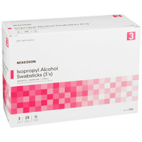 Impregnated Swabstick McKesson 70% Strength Isopropyl Alcohol Individual Packet Sterile 988 Pack of 1 988 McKesson 854754_PK