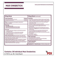 Impregnated Swabstick Prevantics 1 Pack Individual Packet 70% / 3.15% Alcohol Isopropyl / CHG Chlorhexidine Gluconate S41950 Box/30 S41950 PDI/NICE-PAK 545438_BX