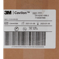 Skin Protectant 3M Cavilon 3.25 oz. Tube Cream Unscented 3355 Case/12 3355 3M 806588_CS