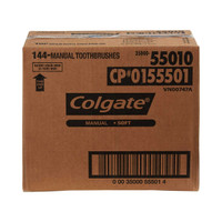 Toothbrush Colgate White Adult Soft 155501 Case/144 155501 COLGATE/MENNEN CO. 724618_CS
