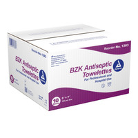 Personal Wipe Dynarex Individual Packet BZK Benzalkonium Chloride Lavender Scent 1 Count 1303 Box/100 1303 DYNAREX CORP. 670150_BX